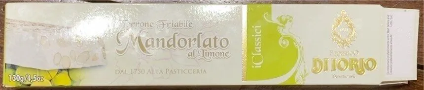 Torrone Mandorlato al Limone