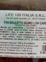Pan bauletto scuro low carb