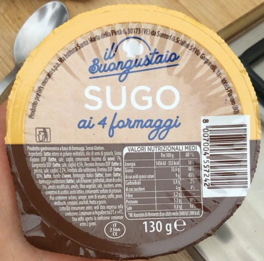 Sugo ai 4 formaggi