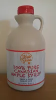 100% pure canadian maple syrup