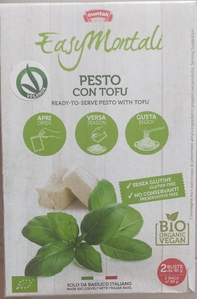 Pesto con tofu