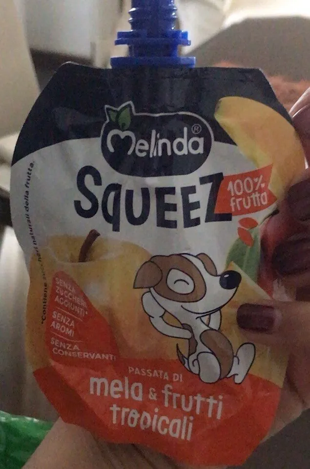 Squeez purea mela e frutti tropicali