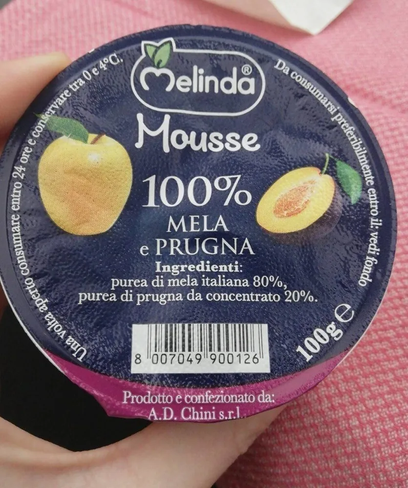 Mousse Mela e prugna