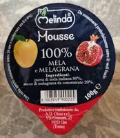 Mousse mela e melagrana