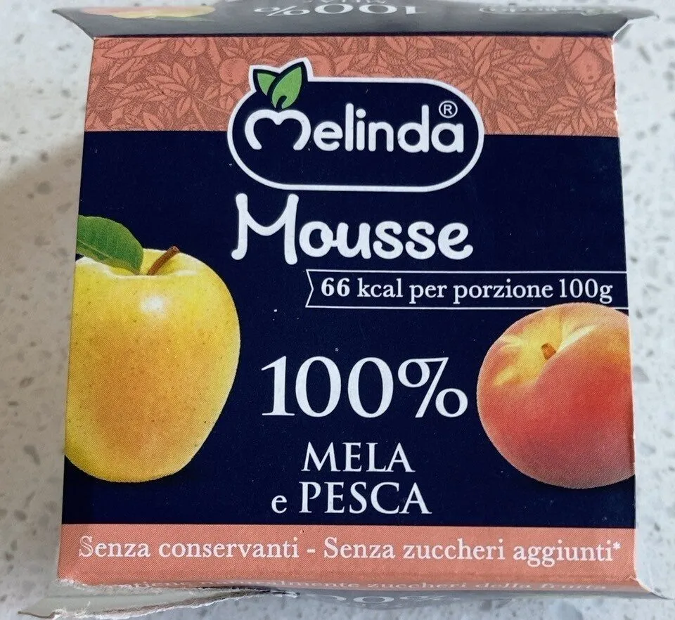 Mousse 100% mela e pesca
