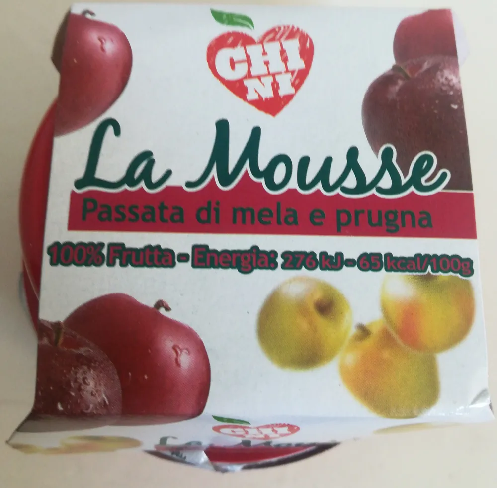 La Mousse passata di mela e prugna
