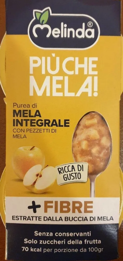 Purea di mela integrale