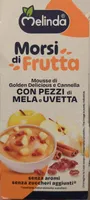 Morsi di frutta - Mousse di golden deliciouse e cannella con pezzi di mela e uvetta