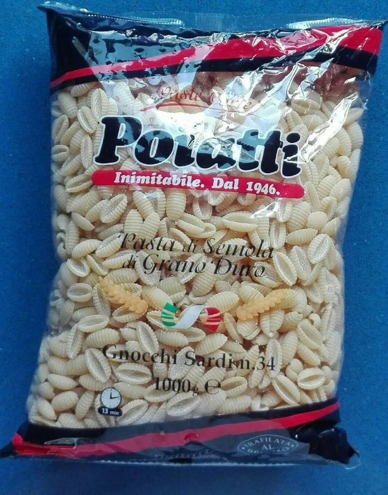 Pasta Gnocchi Sardi N 34 KG 1, Sacchetto