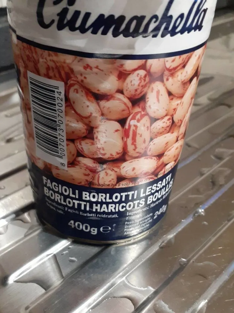 Fagioli borlotti lessati