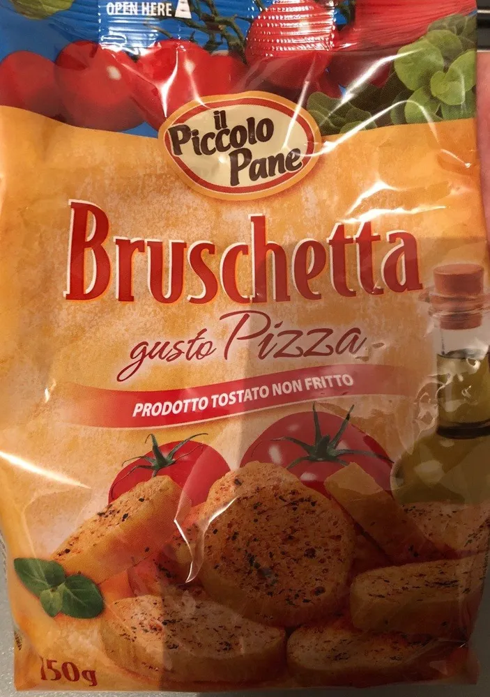 Bruschetta gout pizza