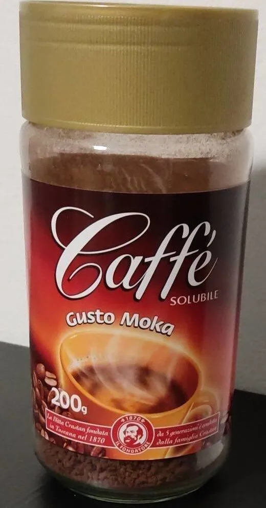 Caffè solubile gusto moka