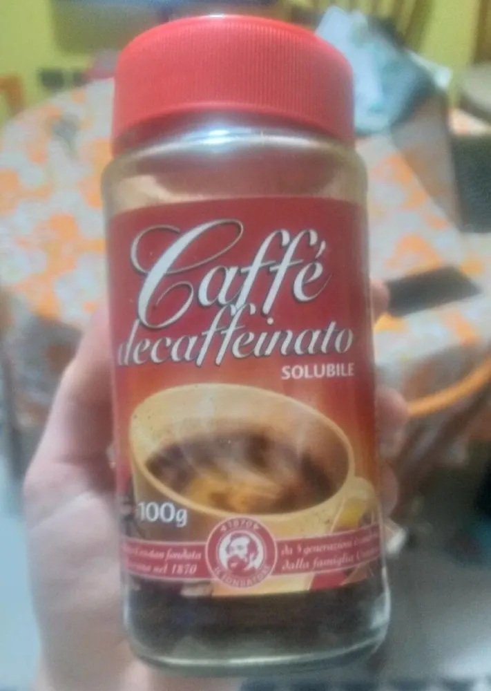 Caffè decaffeinato solubile