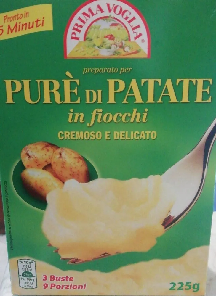 Purè di patate in fiocchi