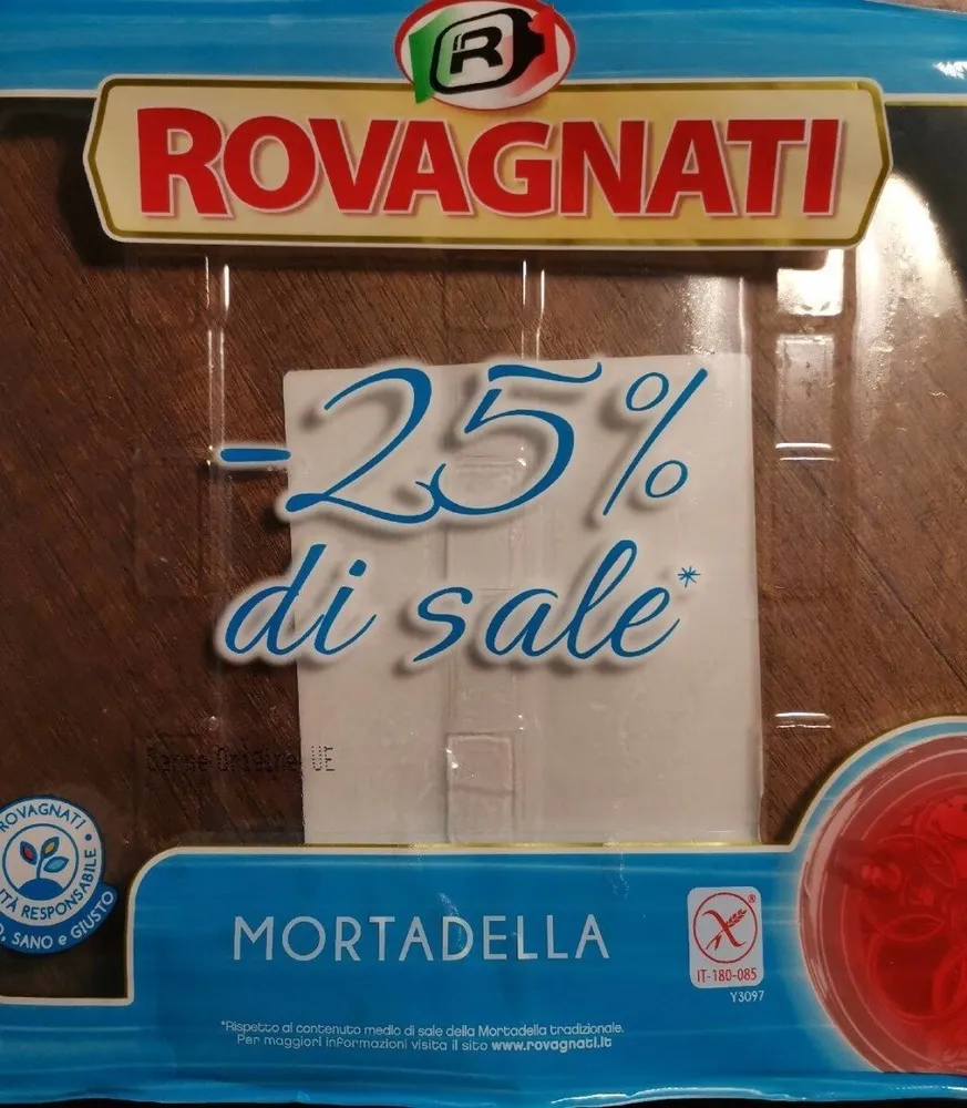 Mortadella -25% di sale