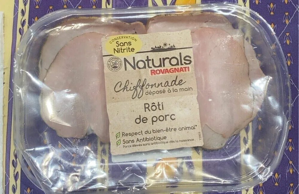 Chiffonade roti de porc