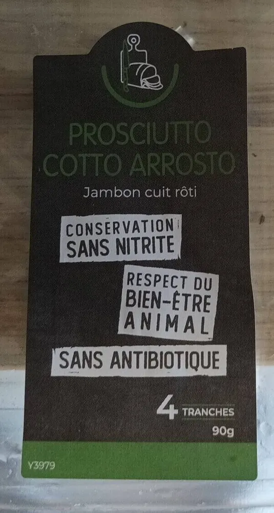 Jambon cuit roti