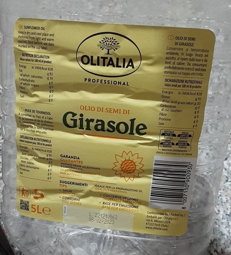 Olio girasole