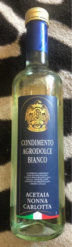 Acetaia Di Nonna Carlotta Condimento Agrodolce Bianco
