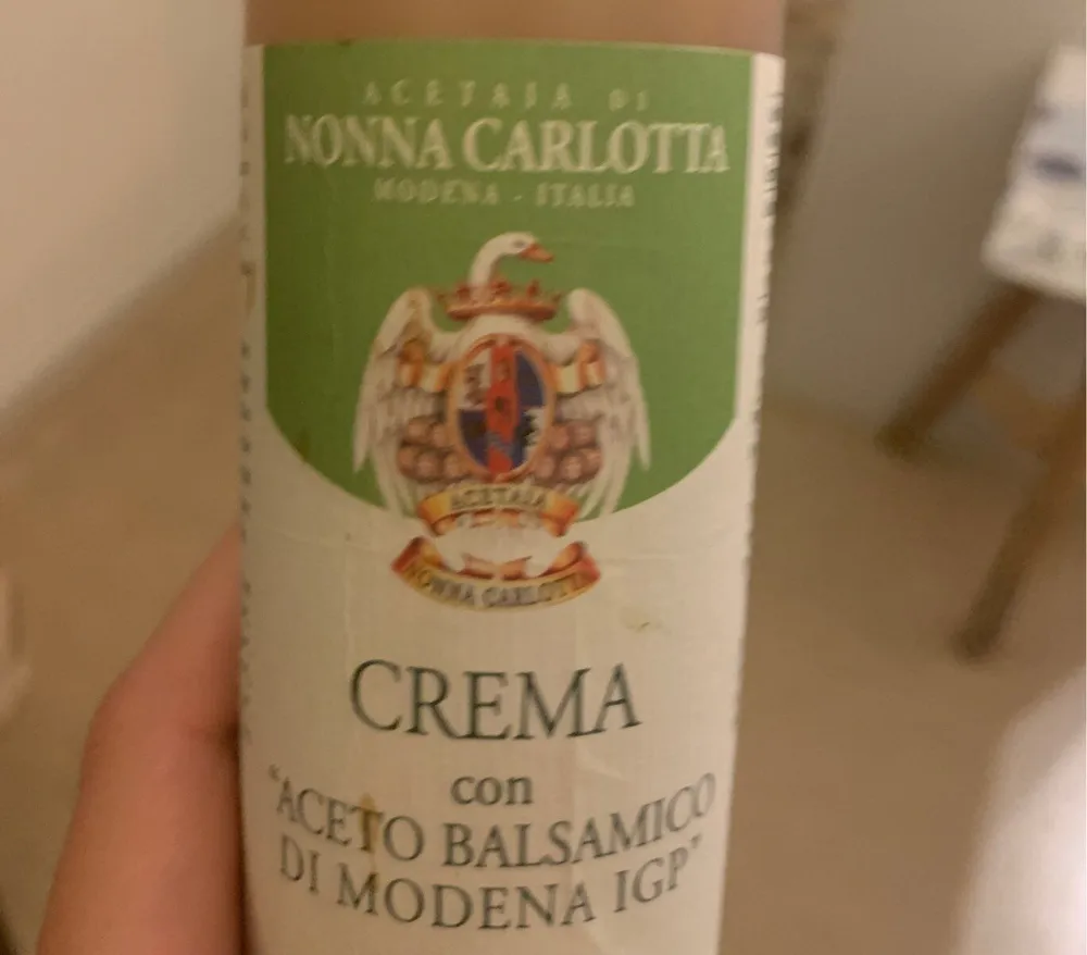 Crema con aceto balsamico di modena igp
