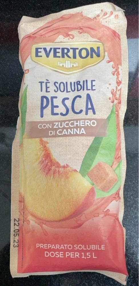 Tè solubile pesca