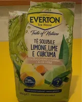 Te solubile limone, lime e curcuma