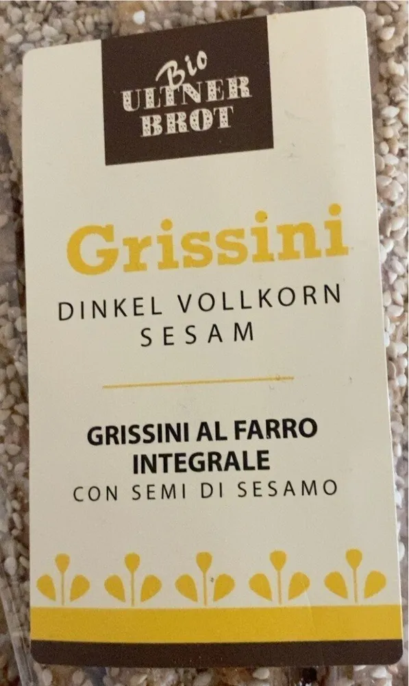 Sesam dinkel grissini