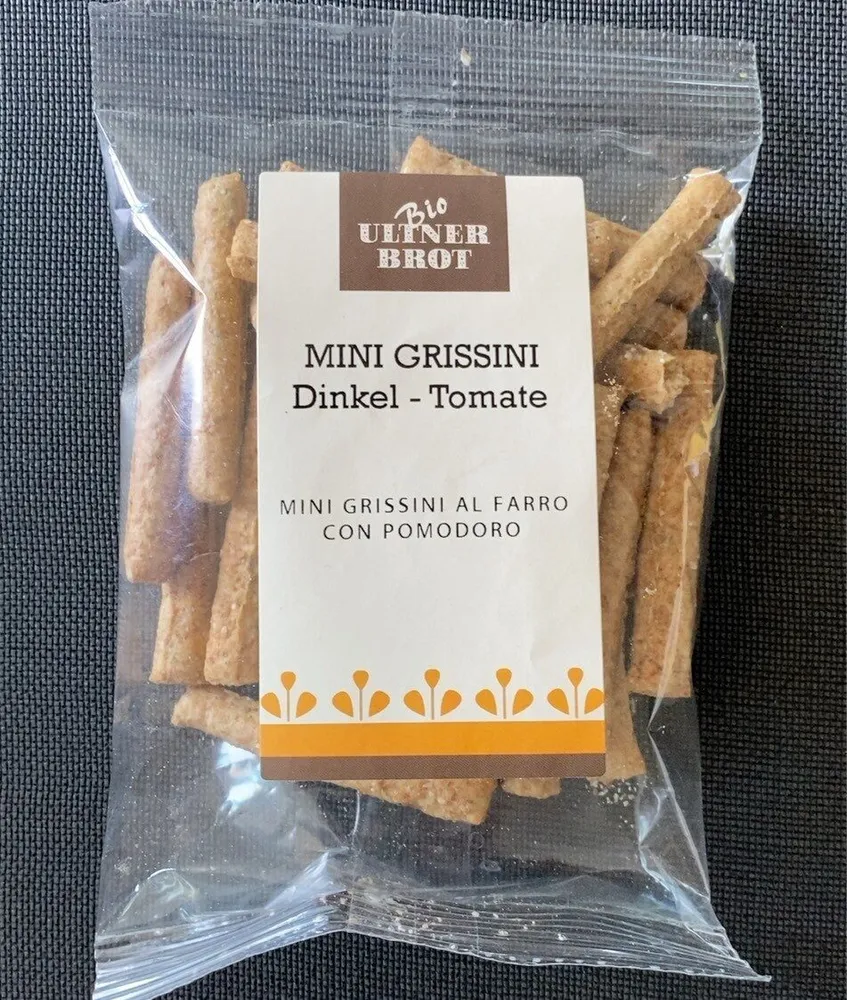 MINI GRISSINI Dinkel - Tomate
