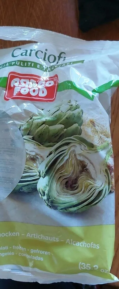 Carciofi tagliati e puliti