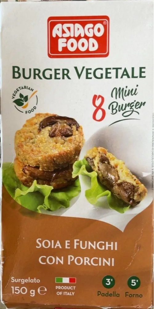 Burger Vegetale Soia e Funghi