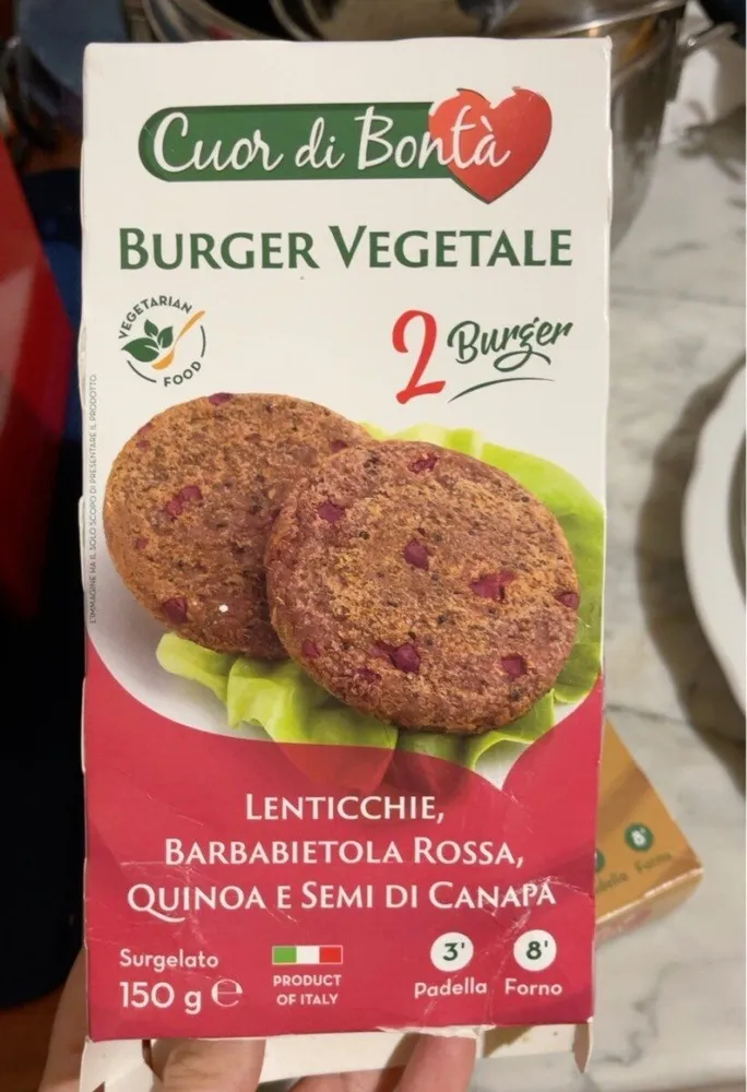 Burger vegetale
