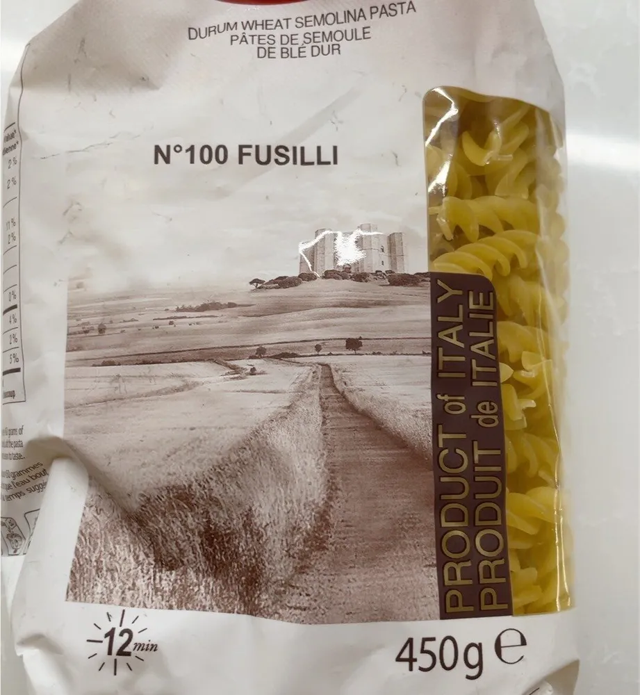 Fusilli pasta