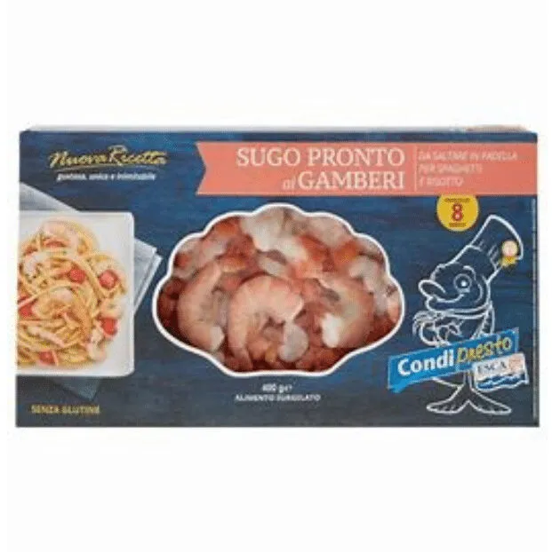 Sugo pronto ai gamberi