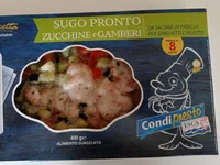 Sugo pronto zucchine e gamberetti