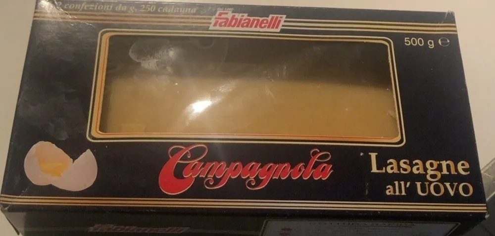 Lasagne all'uovo