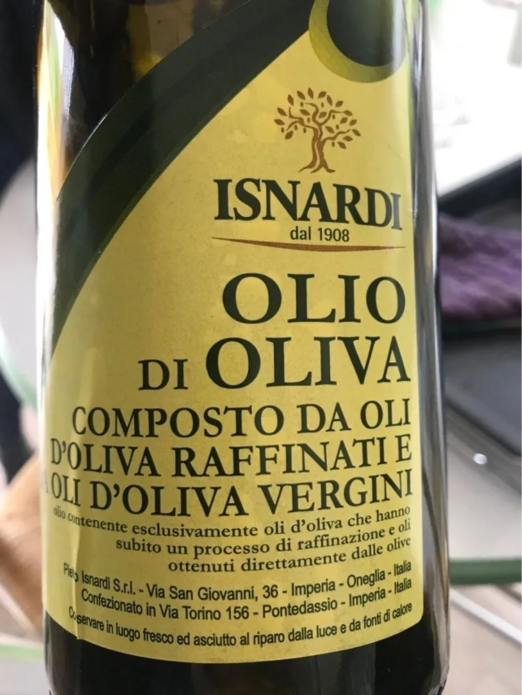 Olio di oliva foglia isnardi