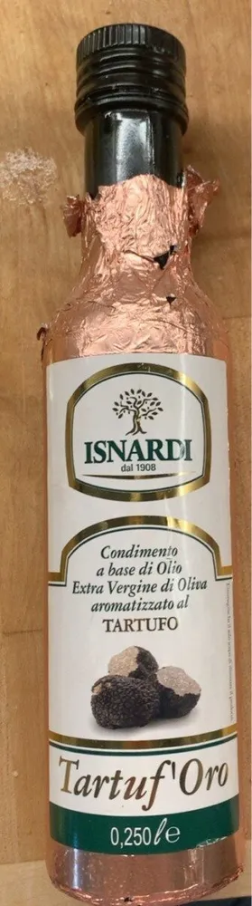 Condimento a base di olio extravergine aromatizzato al tartufo