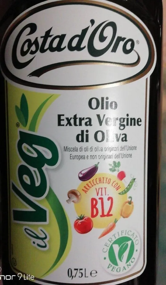 Olio Extra vergine di oliva il Veg