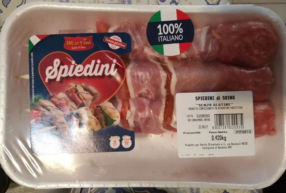 Spiedini di suino