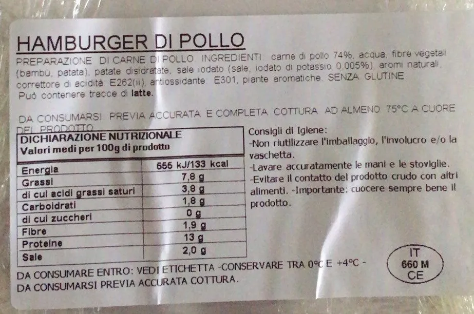 Hamburger di pollo