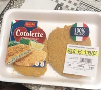 Cotolette di pollo agli spinaci