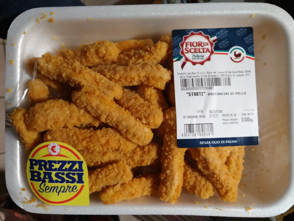 bastoncini di pollo