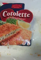 cotolette di pollo agli spinaci