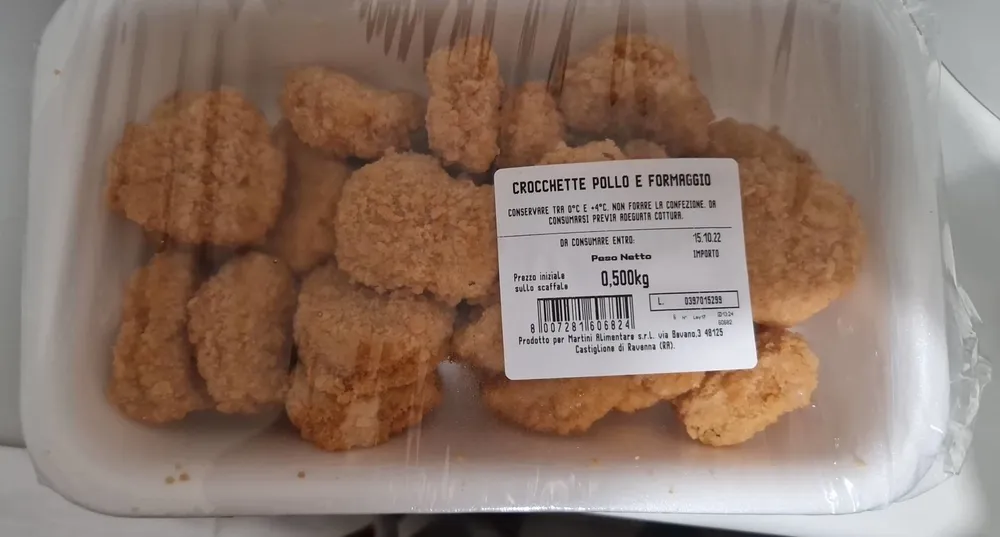 Crocchette pollo e formaggio