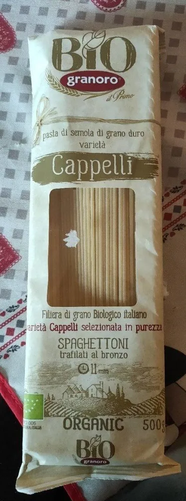 Pasta di semola di grano duro varietà cappelli
