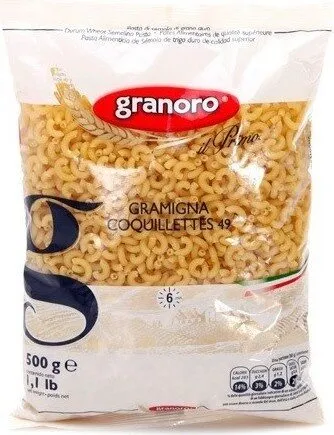 Granoro Gramigna Coquillettes Pasta