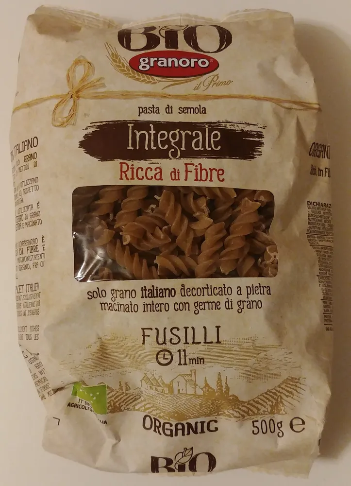 Pâtes Fusilli Complètes