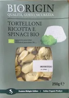 Tortelloni bio ricotta épinard