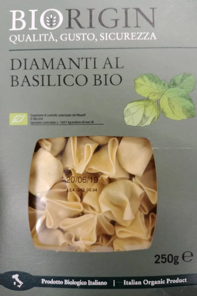 Diamanti al basilico bio