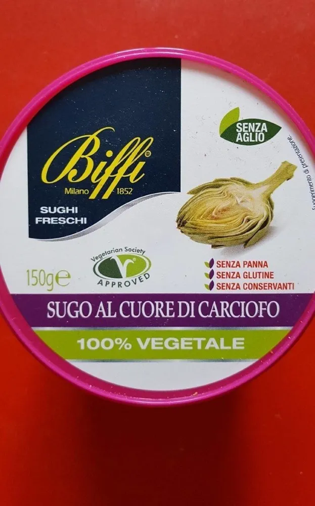Sugo al cuore di carciofo